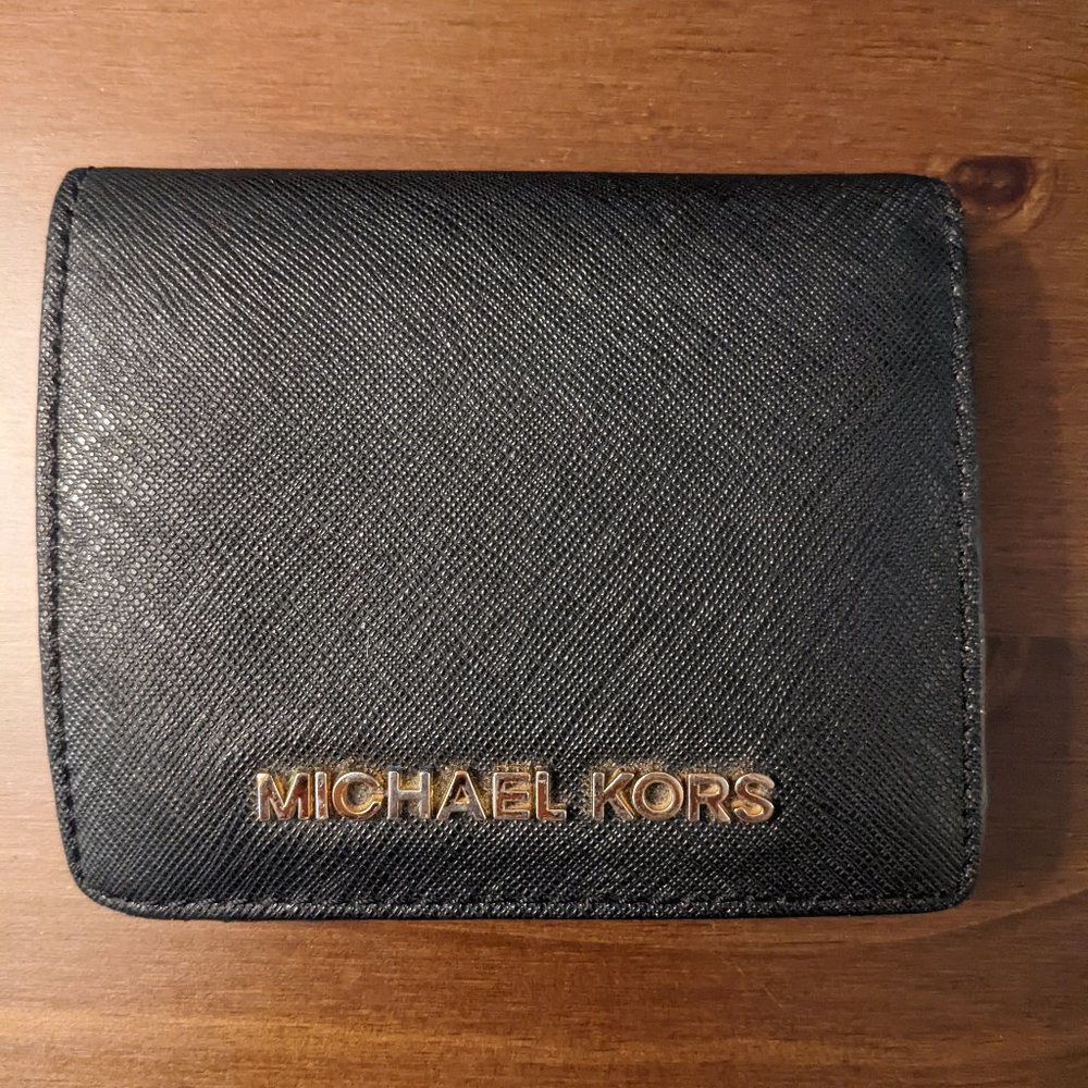 Michael Kors Black Leather Wallet